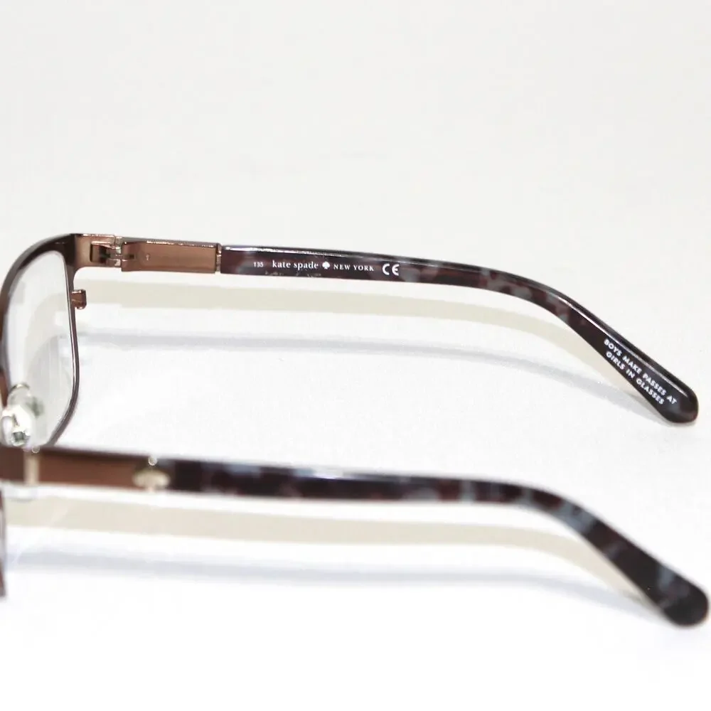 Kate Spade Bronze Brown Prescription Eyeglasses Ninette Glasses Frame
